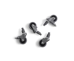 HAY Colour Crate Wheels For Box 4 Pcs. Large Gray