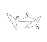 HAY Colour hanger 3-pack Maroon red