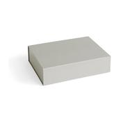 HAY Colour Storage S box with lid 25,5x33 cm Grey