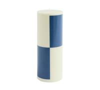 HAY Column Candle block candle large 25 cm Milky green-dark blue