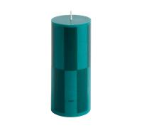 HAY Column Candle block candle small 15 cm Green-dark green large check