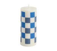 HAY Column Candle block candle small 15 cm Off white-blues