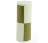 HAY - Column Pillar Candle M, Light Green / Army Green - Light green