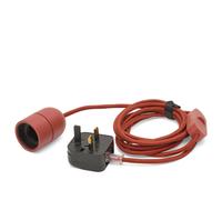 HAY Common Table Lamp Cord Set Rusty Red