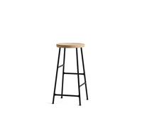 HAY Cornet Bar Stool H65 Black/ Oiled Oak