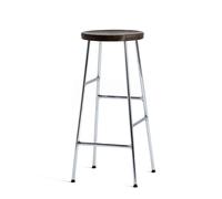 Cornet Bar Stool High Bar Stool H 75 cm Hay Chrome-plated steel / smoked oak, oiled - 5710441255628