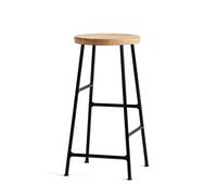 HAY - Cornet Barstol Low, Oiled Oak/Black - Oiled Oak