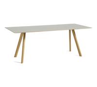 HAY - CPH 30 2.0 Table 90x200 cm, Water-based Lacquered Oak / Off-white - Off-White