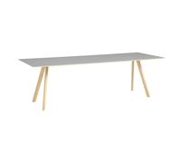 HAY - CPH 30 Table 90x250x74 cm, Waterbased Lacquered Oak/Grey Linoleum - Grey