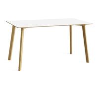 HAY - CPH Deux 210 2.0 Table 75x140 cm, Pearl White / Water-based Lacquered Oak - Pearl White
