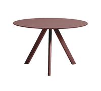 HAY CPH20 2.0 dining table Ø120 cm Burgundy linoleum-Bordeaux