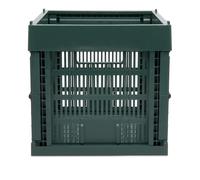 HAY Cube Recycled Colour Crate Dark Green