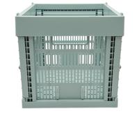 HAY Cube Recycled Colour Crate Dusty Blue