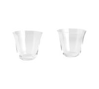 HAY Curve Tumbler drinking glass 2-pack Clear