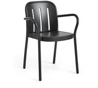 HAY Deville Chair With Armrests Anthracite