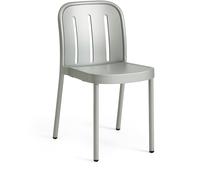 HAY - Deville Chair, Silver grey powder coated aluminium - Grey