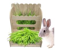 Hay Dispenser, Feeding Rack Hay Holder for Small Animals - Food Holder Against Waste for Stable Enclosure