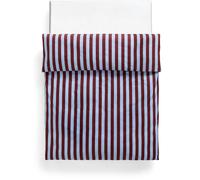 HAY - Été Duvet Cover Double, 200x220 cm, Bordeaux/Sky Blue - Bordeaux