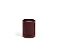 HAY Facet 100 Cabinet With Feet/Wheels Burgundy