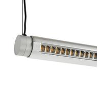 HAY - Factor Linear Pendant Direct, Soft Black - Soft Black