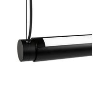 HAY Factor Linear LED pendant, diffused, black