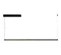 HAY - Factor Linear Pendant Direct, Soft Black - Soft Black