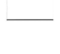 HAY Factor Linear LED pendant, diffused, black