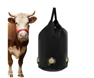 Hay Feeder Bags - 2 Hay Nets for Slow Eating Goat Bags, Dispenser Bag with Large Capacity, Open Slow Feeder for Easy to for Stable