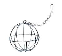 Hay Feeder Ball - Portable Hay Rack Ball | Stainless Steel Grass Rack Ball | Multifunctional Rotating Grass Ball | For Small Animals Such As Rabbits, Chinchillas And Guinea Pigs