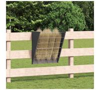 Hay Feeder Black Cold-Rolled Steel 61x33x66 cm Weather-Resistant Indoor/Outdoor