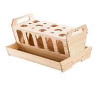 Hay Feeder | Feeding Station with Hay Holder | Large Hay Rack for Rabbits, Wooden Feeder with Detachable Lid for Rabbits, Guinea Pigs and