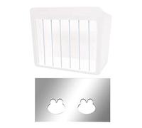 Hay Feeder Manger Food Grass Dispenser Rack for Rabbit Mesh + Acrylic Sheet