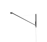 HAY Fifty-Fifty wall lamp Soft black