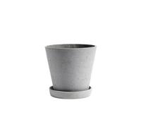 HAY Flowerpot Jar With Saucer L Gray