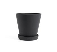 HAY Flowerpot Jar With Saucer XL Black