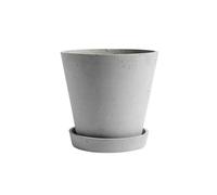 HAY Flowerpot Jar With Saucer XL Gray