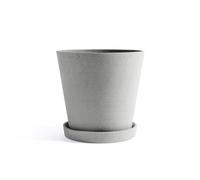 HAY Flowerpot Jar With Saucer XXL Gray