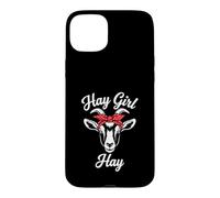 Hay Girl Hay Funny Goat Lover for Girls Case for iPhone 15 Plus