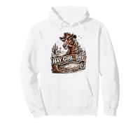 Hay Girl Horse Enthusiast Equestrian Pullover Hoodie