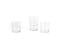 HAY Glass drinking glass M 36 cl 4-pack Clear