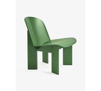 Hay Green Lacquered Beech Andreas Bergsaker Chisel Wooden Lounge Chair