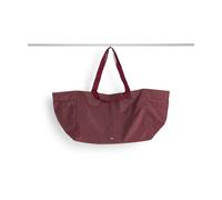 HAY Grid Weekend Bag Burgundy, large