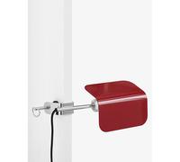 Hay Hay Apex Stainless-Steel Clip Lamp 27cm Maroon Red
