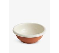 Hay Hay Barro Large Striped Terracotta Salad Bowl 21cm Off-White