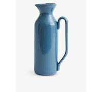 Hay Hay Barro Sculptural-Handle Terracotta Jug Dark Blue
