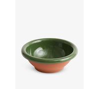 Hay Hay Barro Small Striped Terracotta Salad Bowl cm Green