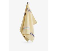 Hay Hay Canteen Striped Cotton Tea Towel Cream And Blue