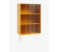 Hay Hay Colour Cabinet Tall With Glass Doors Yellow And Ivory