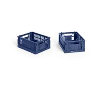 HAY HAY Colour Crate Mini 2-pack 13x17 cm Dark blue