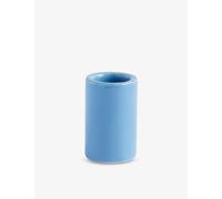 Hay Hay Cylindrical Stoneware Toothbrush Holder Blue